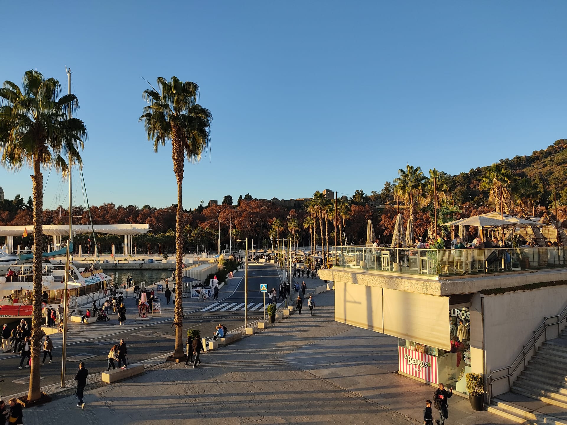 Malaga cruise port waterfront — gateway to Andalusia